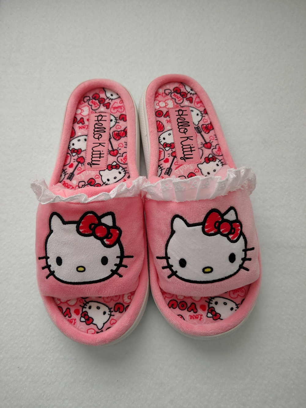 Hello Kitty Pink Slide Slippers